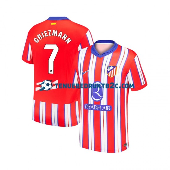 Thuisshirt Atlético Madrid Antoine Griezmann 7 Mannen 2024-25 S-S