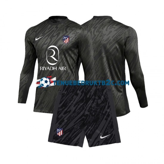 Thuisshirt Atlético Madrid Keeper Voetbalteneu Kinderen 2024-25 L-S