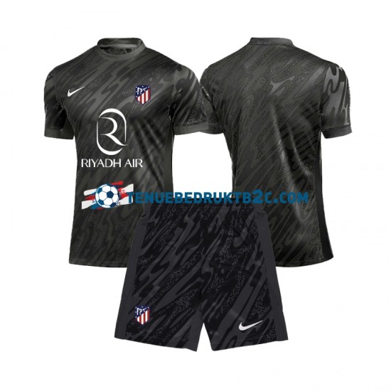 Thuisshirt Atlético Madrid Keeper Voetbalteneu Kinderen 2024-25 S-S