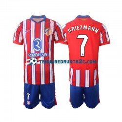 Thuisshirt Atlético Madrid Griezmann 7 Voetbalteneu Kinderen 2024-25 S-S