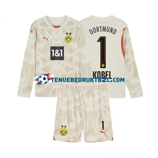 Thuisshirt Borussia Dortmund Keeper Gregor Kobel 1 Voetbalteneu Kinderen 2024-25 L-S