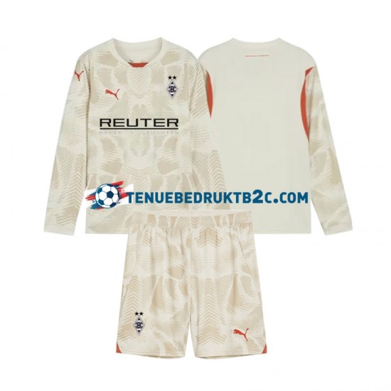 Thuisshirt Borussia Mönchengladbach Keeper Voetbalteneu Kinderen 2024-25 L-S