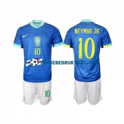 Uitshirt Brazilië Neymar JR 10 Voetbalteneu Kinderen 2024 S-S