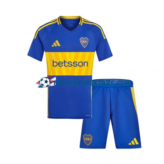 Thuisshirt CA Boca Juniors Voetbalteneu Kinderen 2024-25 S-S