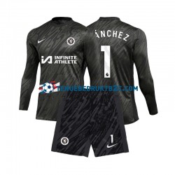Uitshirt Chelsea Keeper Robert Sanchez 1 Voetbalteneu Kinderen 2024-25 L-S
