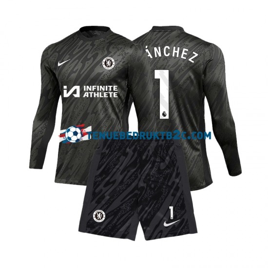 Uitshirt Chelsea Keeper Robert Sanchez 1 Voetbalteneu Kinderen 2024-25 L-S