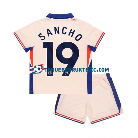 Uitshirt Chelsea Jadon Sancho 19 Voetbalteneu Kinderen 2024-25 S-S