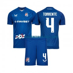 Thuisshirt Dinamo Zagreb Torrente 4 Voetbalteneu Kinderen 2024-25 S-S