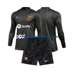 3de shirt FC Barcelona Keeper Voetbalteneu Kinderen 2024-25 L-S