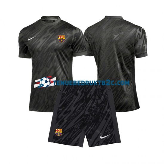 3de shirt FC Barcelona Keeper Voetbalteneu Kinderen 2024-25 S-S