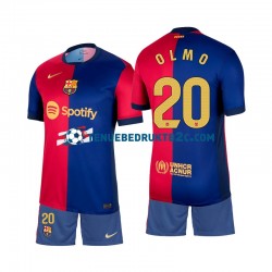 Thuisshirt FC Barcelona Olmo 20 Voetbalteneu Kinderen 2024-25 S-S