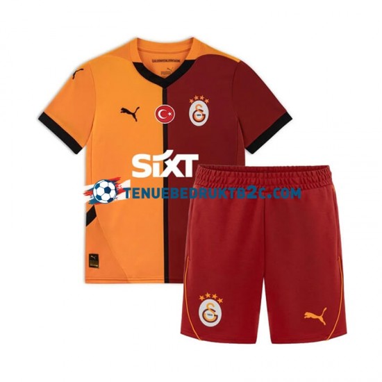 Thuisshirt Galatasaray Voetbalteneu Kinderen 2024-25 S-S