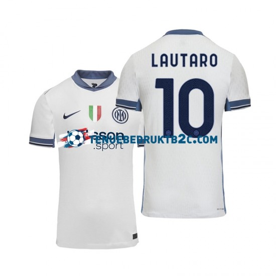 Uitshirt Inter Milan Lautaro 10 Mannen 2024-25 S-S