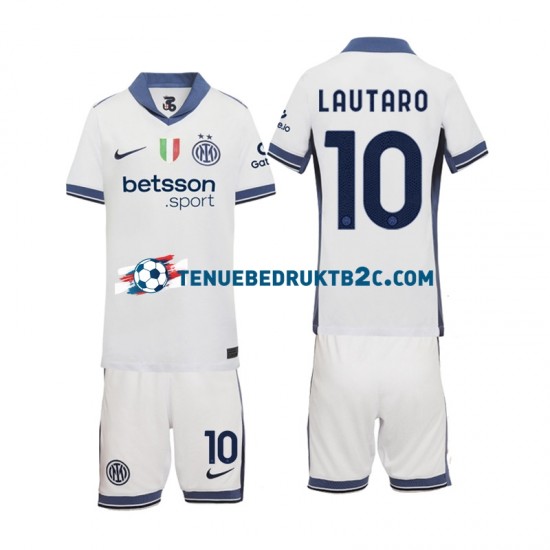 Uitshirt Inter Milan Lautaro 10 Voetbalteneu Kinderen 2024-25 S-S