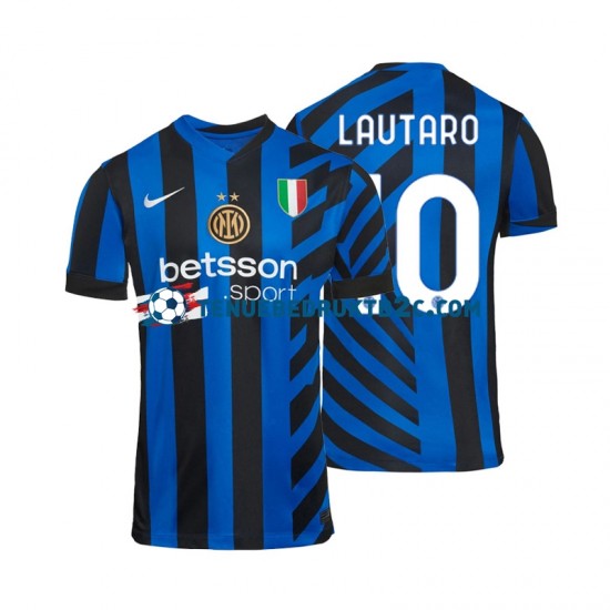 Thuisshirt Inter Milan Lautaro 10 Mannen 2024-25 S-S