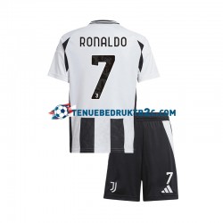 Thuisshirt Juventus Cristiano Ronaldo 7 Voetbalteneu Kinderen 2024-25 S-S