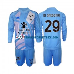 4de shirt Juventus Keeper Michele Di Gregorio 29 Voetbalteneu Kinderen 2024-25 L-S