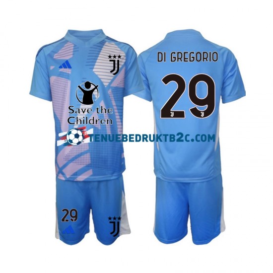 4de shirt Juventus Keeper Michele Di Gregorio 29 Voetbalteneu Kinderen 2024-25 S-S