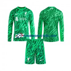 Uitshirt Liverpool Keeper Voetbalteneu Kinderen 2024-25 L-S