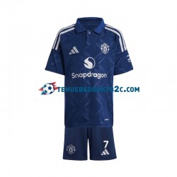 Uitshirt Manchester United Beckham 7 Voetbalteneu Kinderen 2024-25 S-S