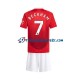 Thuisshirt Manchester United Beckham 7 Voetbalteneu Kinderen 2024-25 S-S