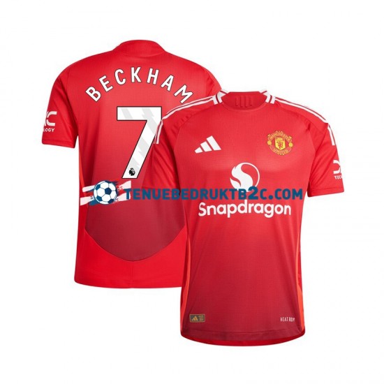 Thuisshirt Manchester United Beckham 7 Mannen 2024-25 S-S