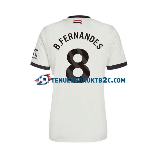 3de shirt Manchester United Bruno Fernandes 8 Mannen 2024-25 S-S