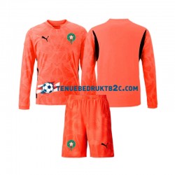 Thuisshirt Marokko Keeper Voetbalteneu Kinderen 2024 L-S