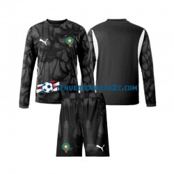 3de shirt Marokko Keeper Voetbalteneu Kinderen 2024 L-S