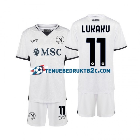 Uitshirt Napoli Lukaku 11 Voetbalteneu Kinderen 2024-25 S-S