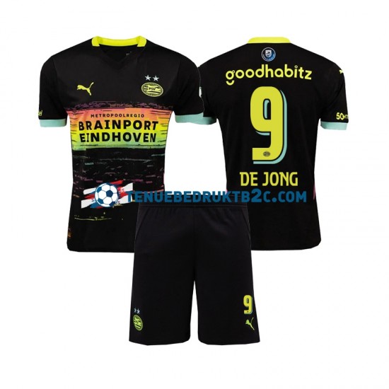 Uitshirt PSV Eindhoven DE JONG 9 Voetbalteneu Kinderen 2024-25 S-S