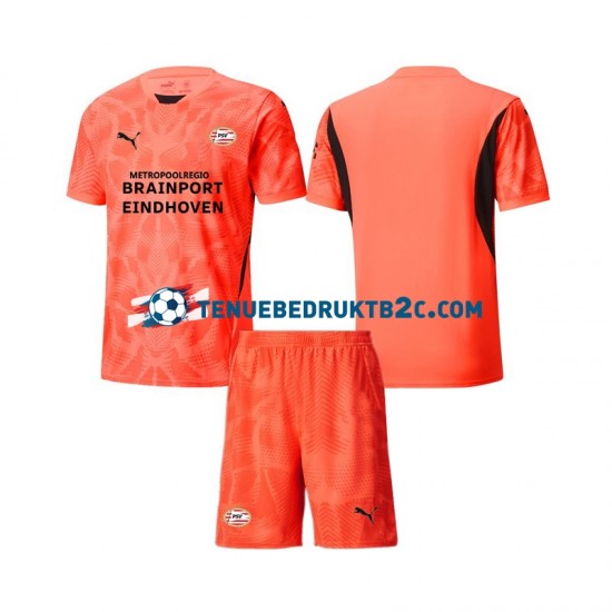 Thuisshirt PSV Eindhoven Keeper Voetbalteneu Kinderen 2024-25 S-S