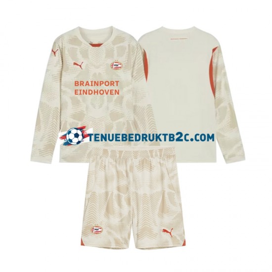 3de shirt PSV Eindhoven Keeper Voetbalteneu Kinderen 2024-25 L-S