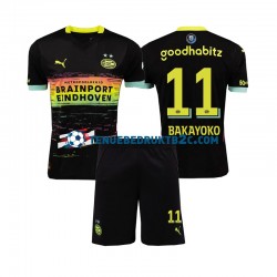 Uitshirt PSV Eindhoven Johan Bakayoko 11 Voetbalteneu Kinderen 2024-25 S-S