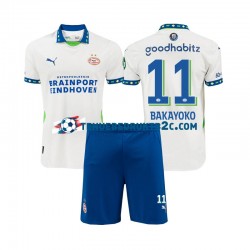 3de shirt PSV Eindhoven Johan Bakayoko 11 Voetbalteneu Kinderen 2024-25 S-S