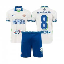 3de shirt PSV Eindhoven Sergino Dest 8 Voetbalteneu Kinderen 2024-25 S-S