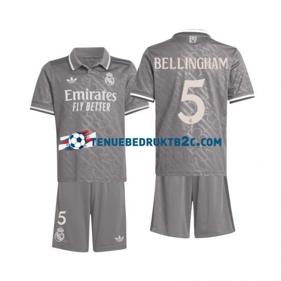 3de shirt Real Madrid Bellingham 5 Voetbalteneu Kinderen 2024-25 S-S