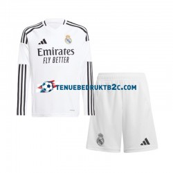 Thuisshirt Real Madrid Voetbalteneu Kinderen 2024-25 L-S