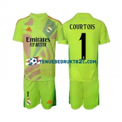 4de shirt Real Madrid Keeper COURTOIS 1 Voetbalteneu Kinderen 2024-25 S-S