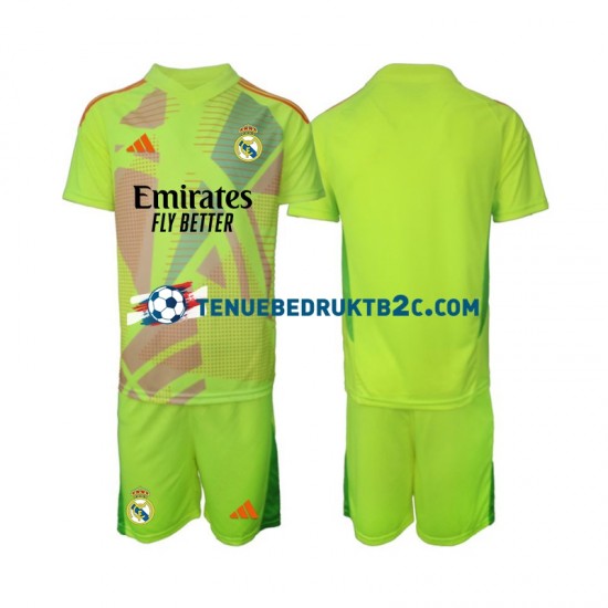 4de shirt Real Madrid Keeper Voetbalteneu Kinderen 2024-25 S-S