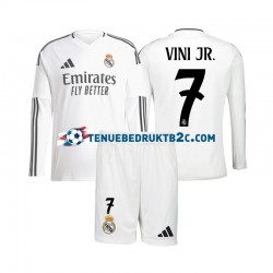 Thuisshirt Real Madrid Vinicius Junior 7 Voetbalteneu Kinderen 2024-25 L-S