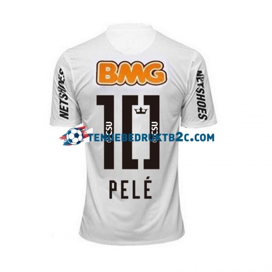 Thuisshirt Retro Santos PELE 10 -2012 Mannen 2011 S-S