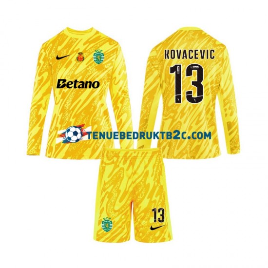 3de shirt Sporting CP Keeper Kovacevic 13 Voetbalteneu Kinderen 2024-25 L-S