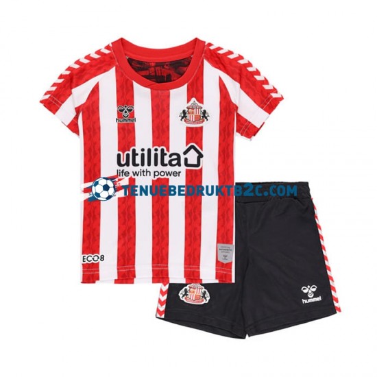 Thuisshirt Sunderland Voetbalteneu Kinderen 2024-25 S-S
