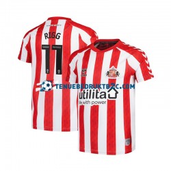 Thuisshirt Sunderland Chris Rigg 11 Mannen 2024-25 S-S