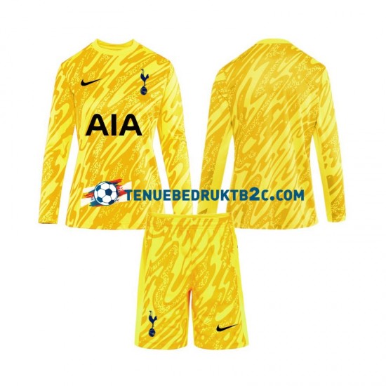 Thuisshirt Tottenham Hotspur Keeper Voetbalteneu Kinderen 2024-25 L-S