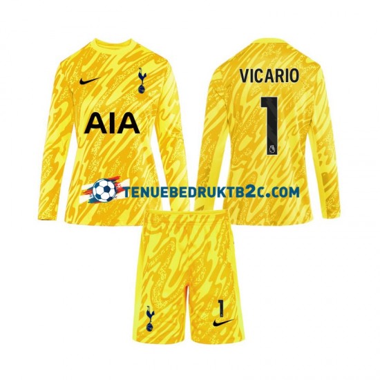 Thuisshirt Tottenham Hotspur Keeper Vicario 1 Voetbalteneu Kinderen 2024-25 L-S