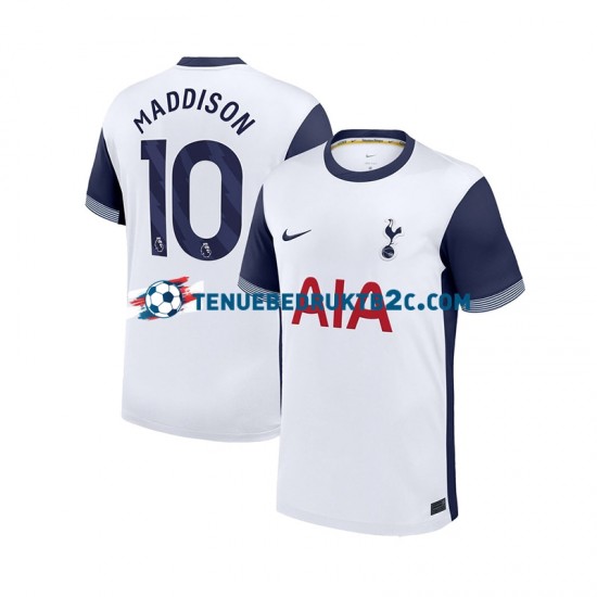 Thuisshirt Tottenham Hotspur James Maddison 10 Mannen 2024-25 S-S