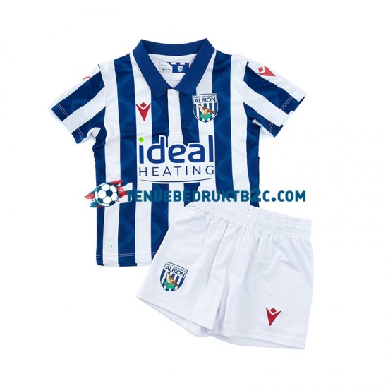 Thuisshirt West Bromwich Albion Voetbalteneu Kinderen 2024-25 S-S